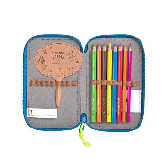 laessig-3-fach-federtasche-unique-blue-offen1 Lässig 3-Fach Federtasche Unique blue