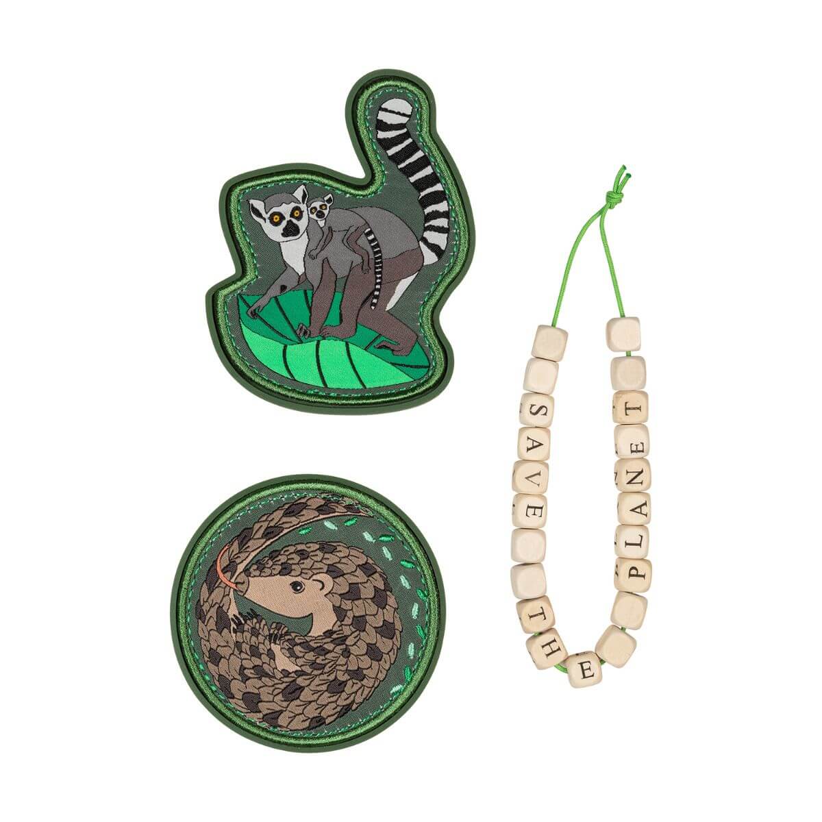 derdiedas-buttons-green-planet-3tlg DerDieDas Wechselbuttons 3tlg. Green Planet
