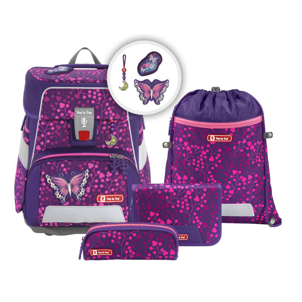 step-by-step-schulranzen-space-shine-butterfly-night-ina-set-5tlg