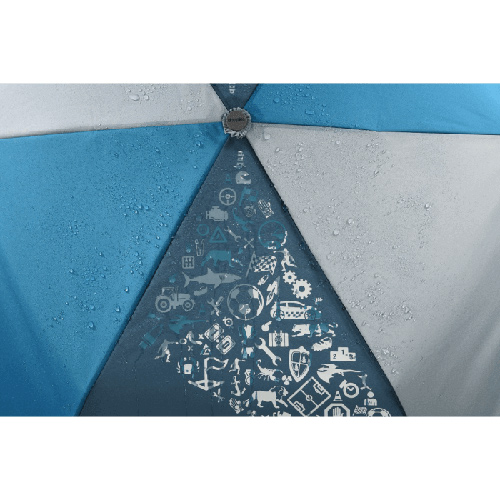 Step by Step Regenschirm Magic Rain Effect Petrol