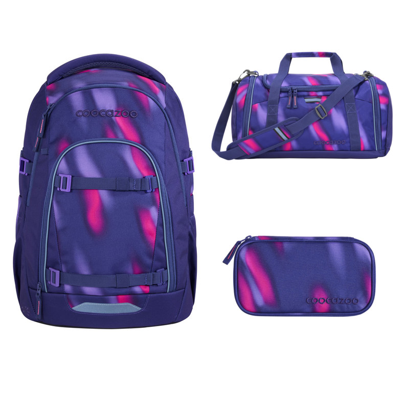 coocazoo-schulrucksack-mate-aurora-glow-3tlg-sporttasche coocazoo-schulrucksack-mate-aurora-glow-3tlg-sporttasche