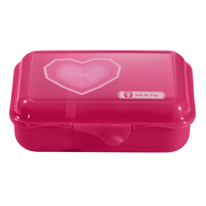 Step-by-Step-Essbox-Glitter-Heart Step by Step Essbox Lunchbox Glitter Heart Hazle