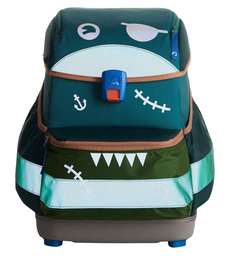 finkid-schulranzen-set-budy-eko-sport-jungle-mix-aufkleber